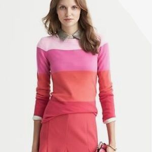 Banana Republic wool blend colorblock sweater